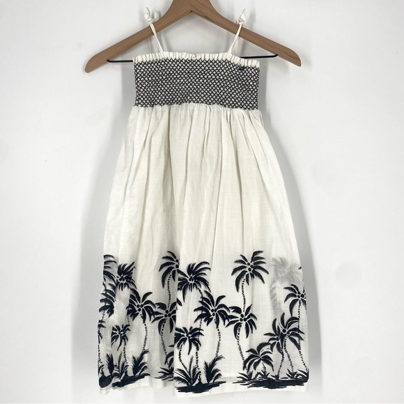 Janie & Jack Girls Smocked Palm Dress - Picture 7 of 7